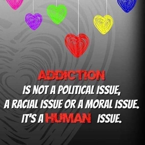 Addiction is not a political or racial issue